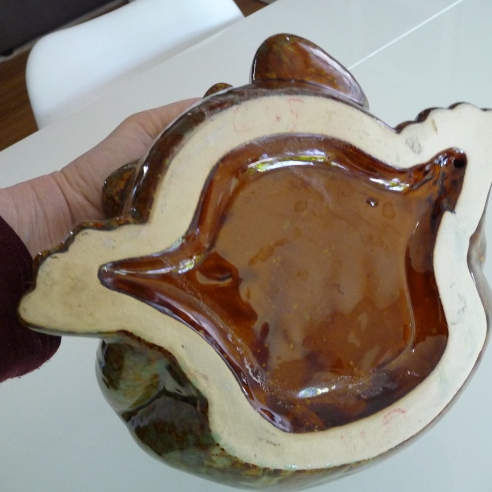 GORGEOUS FUNKY MID CENTURY CERAMIC WATERING POT MADE BY BIRD BRAIN - Picture 6 of 6
